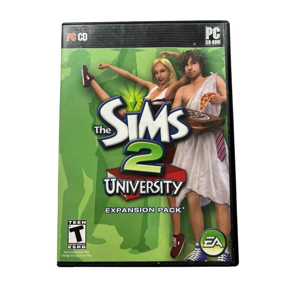 The Sims 2 University Expansion Pack PC CD-ROM